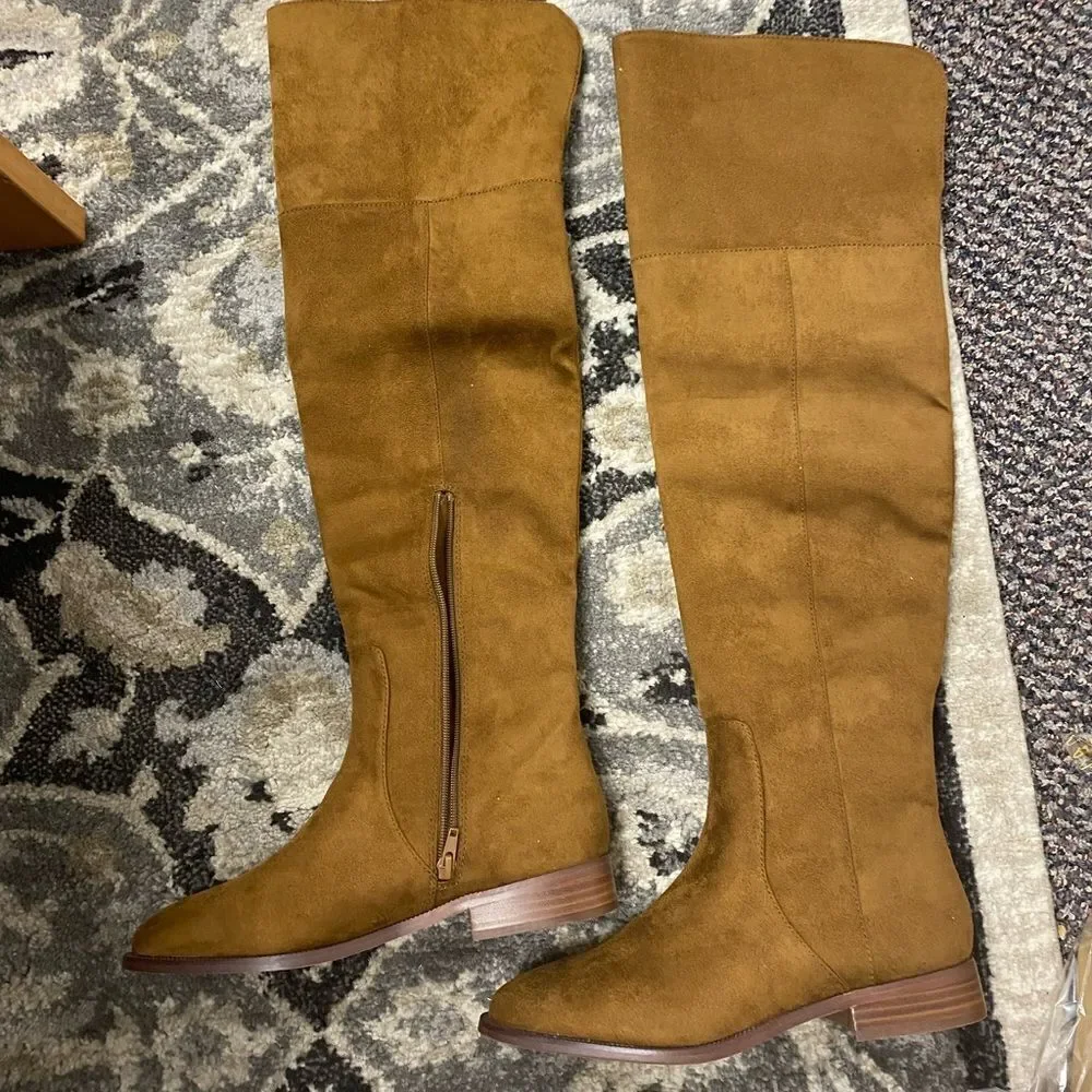J. Crew Factory Over-the-knee microsuede boots Item AG056*